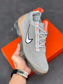 Nike Air VaporMax 2021 Grey Bright Mango DH4084-002 For Sale