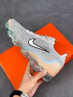 Nike Air VaporMax 2021 Grey Bright Mango DH4084-002 For Sale -Cheap Jordan Shop Nike Air VaporMax 2021 Grey Bright Mango DH4084 002 For Sale 3