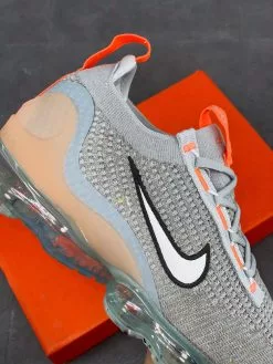 Nike Air VaporMax 2021 Grey Bright Mango DH4084-002 For Sale -Cheap Jordan Shop Nike Air VaporMax 2021 Grey Bright Mango DH4084 002 For Sale 4