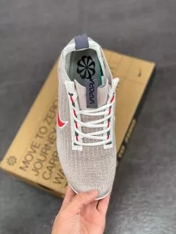 Nike Air VaporMax 2021 Light Bone/White-Black-University Red For Sale -Cheap Jordan Shop Nike Air VaporMax 2021 Light Bone White Black University Red For Sale 3