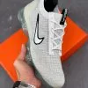Nike Air VaporMax 2021 White/Black-Metallic Silver For Sale