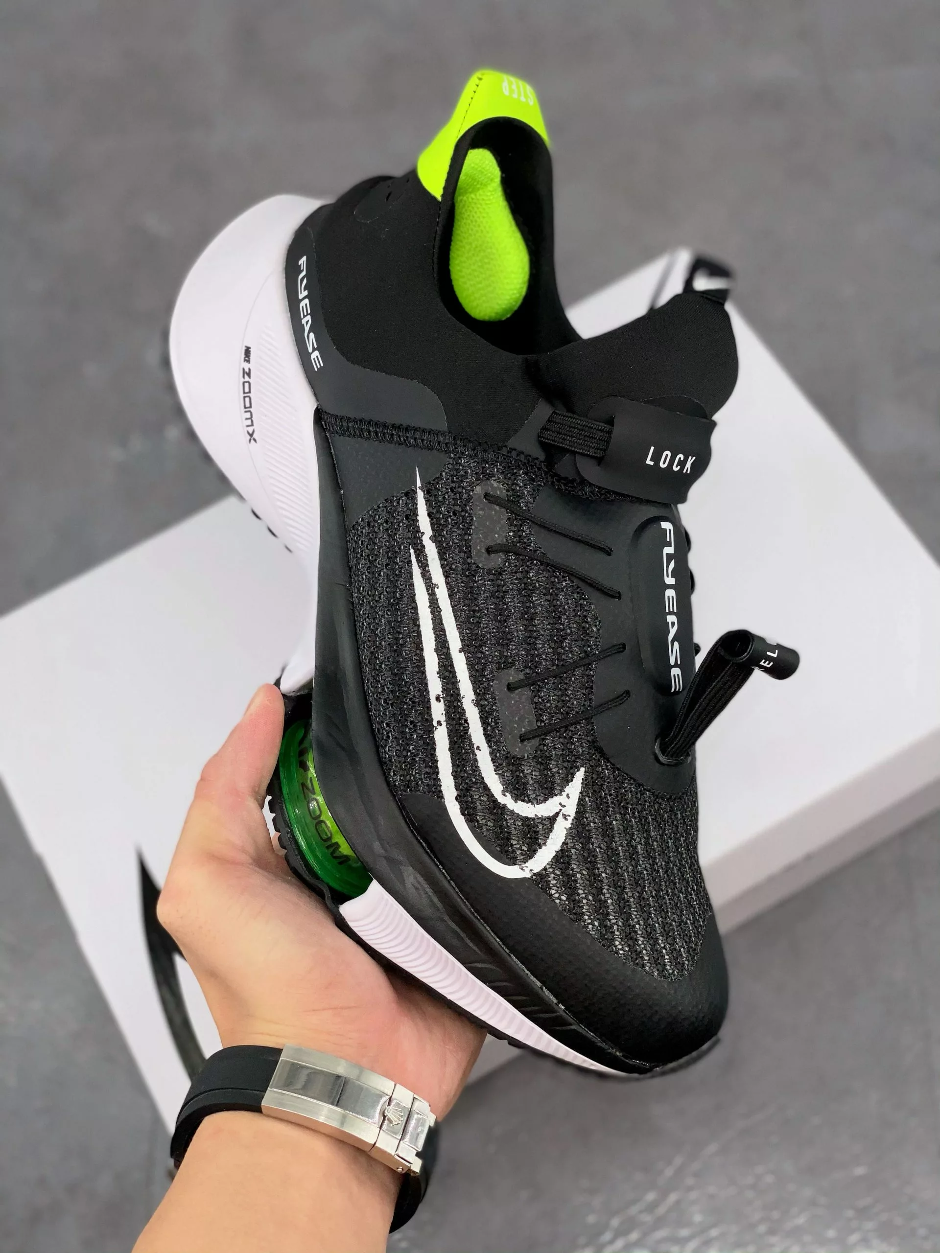 Nike React Element 55 Nike Air Zoom Tempo NEXT% FlyEase Black/White-Volt For Sale 3 Nike React Element 55 Nike Air Zoom Tempo NEXT% FlyEase Black/White-Volt For Sale