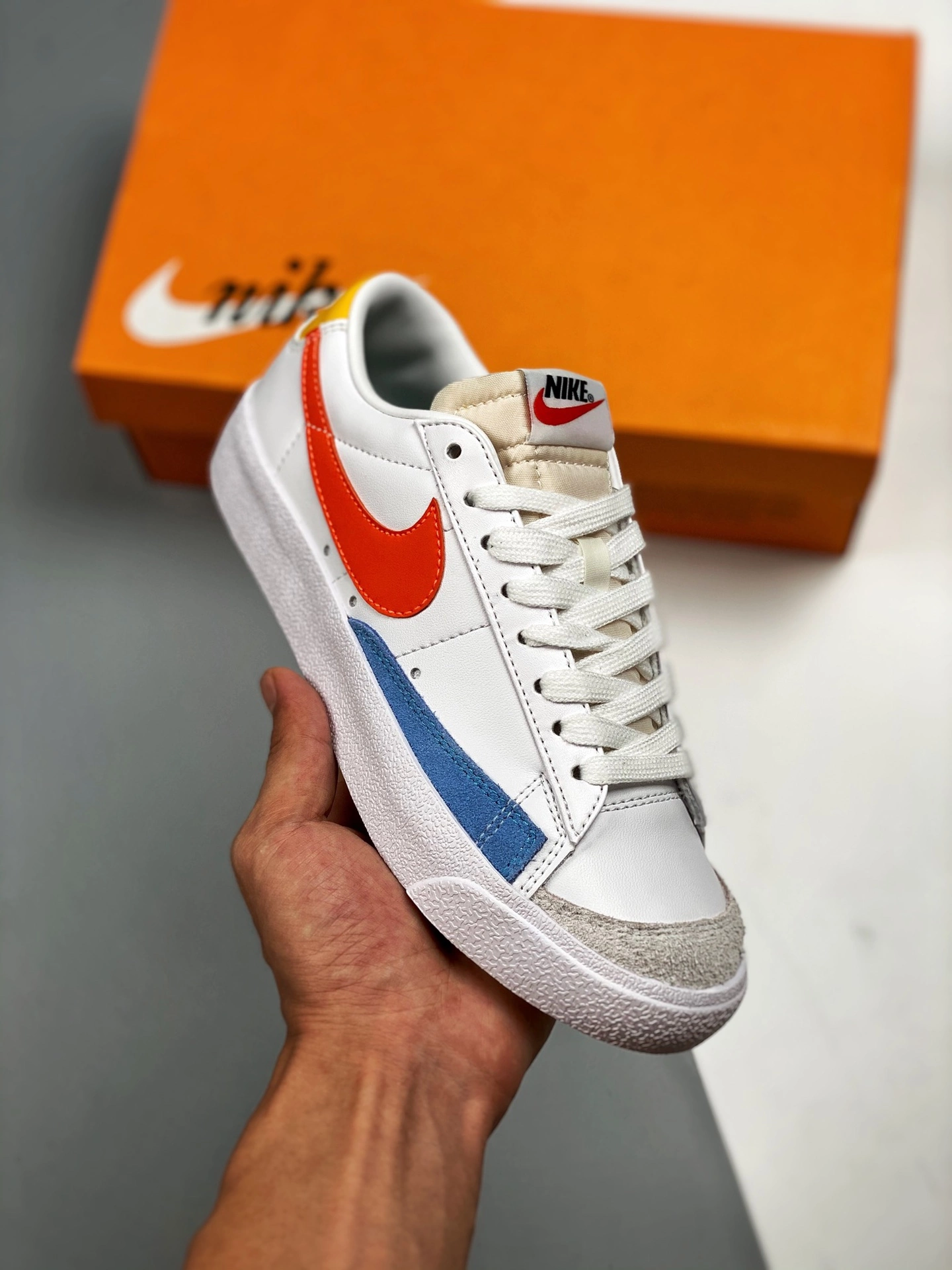 Nike Huarache Nike Blazer Low White Red Blue For Sale 3 Nike Huarache Nike Blazer Low White Red Blue For Sale