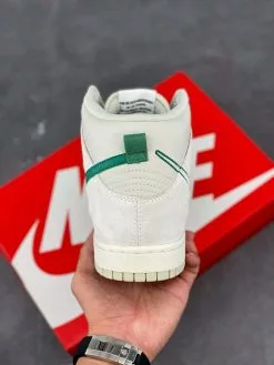 Nike SB Dunk Nike Dunk High “First Use” Light Bone/Sail/Green Noise For Sale -Cheap Jordan Shop Nike Dunk High First Use Light Bone Sail Green Noise For Sale 6