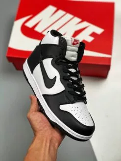 Nike SB Dunk Nike Dunk High White/Black-University Red For Sale