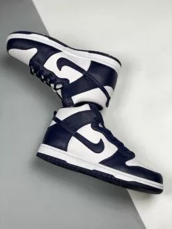 Nike SB Dunk Nike Dunk High White/Midnight Navy-White For Sale -Cheap Jordan Shop Nike Dunk High White Midnight Navy White For Sale 3 1