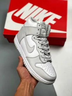 Nike SB Dunk Nike Dunk High White/Vast Grey DD1399-100 For Sale