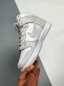 Nike SB Dunk Nike Dunk High White/Vast Grey DD1399-100 For Sale -Cheap Jordan Shop Nike Dunk High White Vast Grey DD1399 100 For Sale 4
