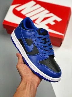 Nike SB Dunk Nike Dunk Low Black/Hyper Cobalt-White For Sale