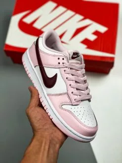 Nike SB Dunk Nike Dunk Low GS ‘Valentine’s Day’ White Pink CW1590-601 For Sale