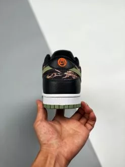 Nike SB Dunk Nike Dunk Low SE Black/Oil Green-White-Total Orange For Sale 17 Nike SB Dunk Nike Dunk Low SE Black/Oil Green-White-Total Orange For Sale -Cheap Jordan Shop Nike Dunk Low SE Black Oil Green White Total Orange 7