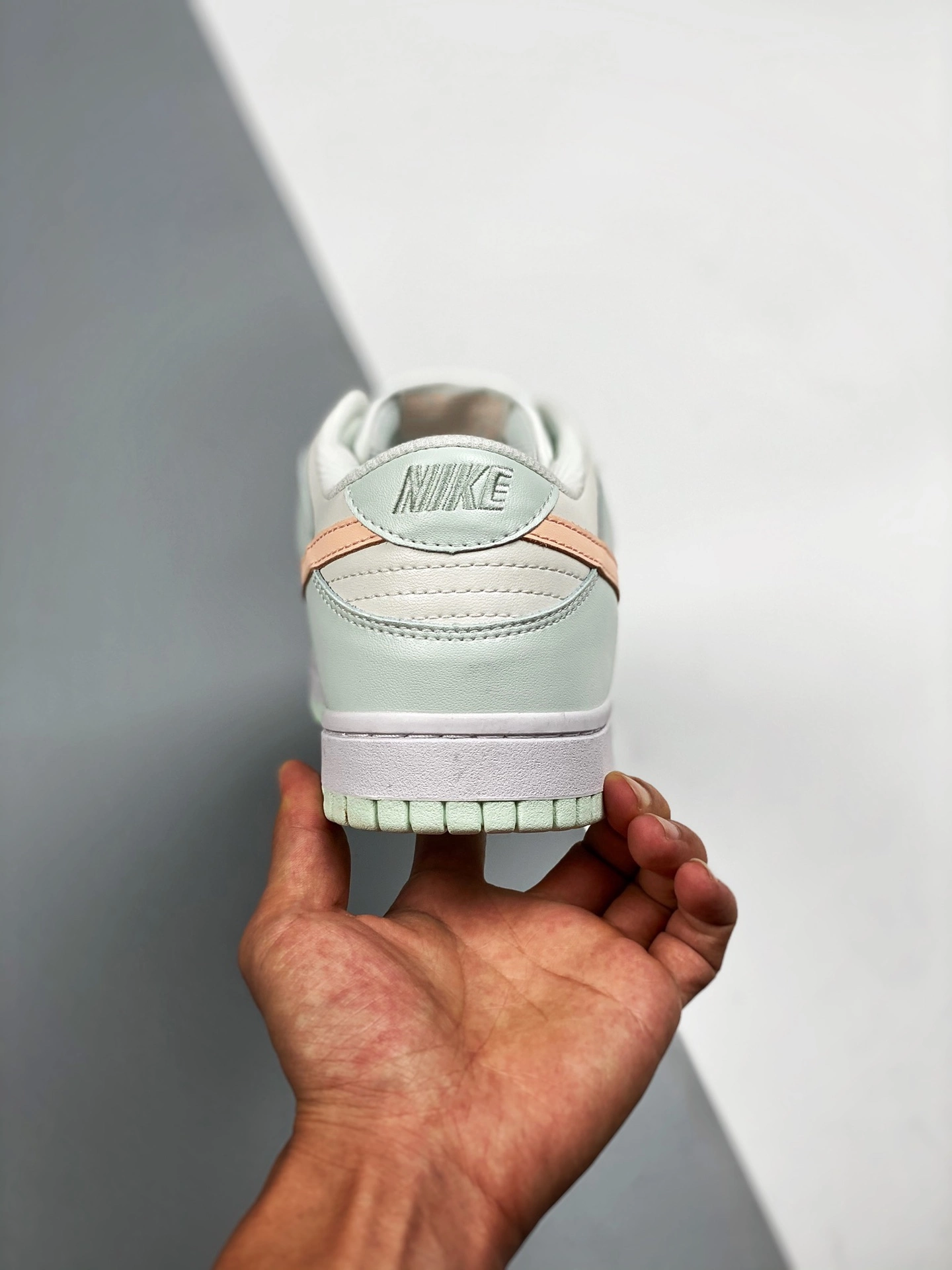 Nike SB Dunk Nike Dunk Low Sail/Crimson Tint-Barely Green-White For Sale 10 Nike SB Dunk Nike Dunk Low Sail/Crimson Tint-Barely Green-White For Sale - Image 8