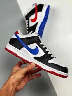 Nike SB Dunk Nike Dunk Low ‘South Korea’ Black/White-Red-Blue For Sale -Cheap Jordan Shop Nike Dunk Low South Korea Black White Red Blue 2