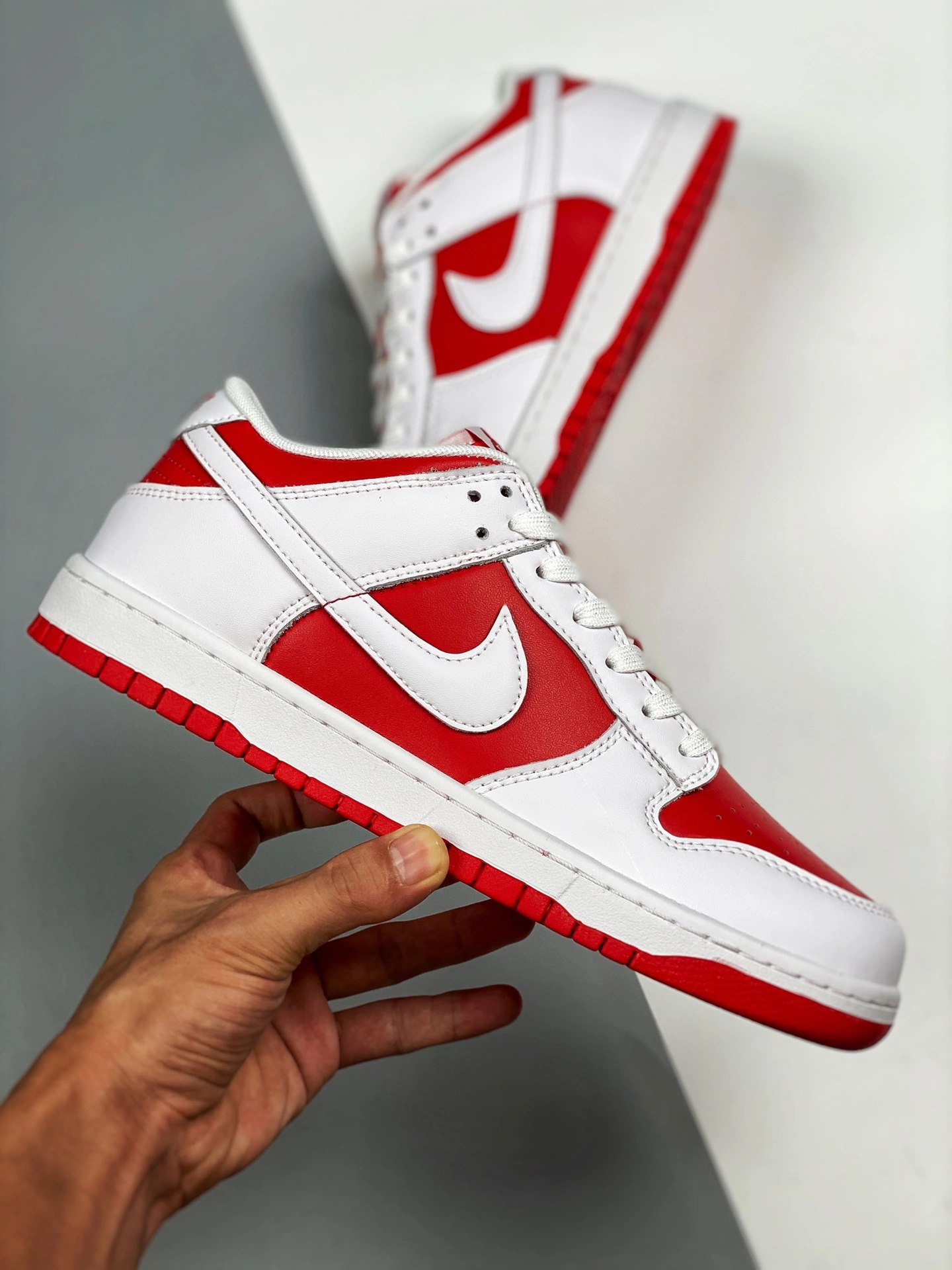 Nike SB Dunk Nike Dunk Low University Red/White-Total Orange For Sale 4 Nike SB Dunk Nike Dunk Low University Red/White-Total Orange For Sale - Image 2