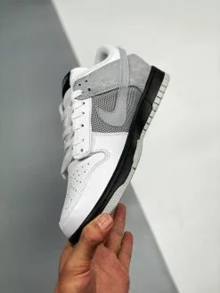 Nike SB Dunk Nike Dunk Low White/Neutral Grey-Black For Sale -Cheap Jordan Shop Nike Dunk Low White Neutral Grey Black For Sale 4 1