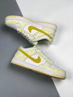 Nike SB Dunk Nike Dunk Low Yellow Strike White DM9467-700 For Sale -Cheap Jordan Shop Nike Dunk Low Yellow Strike White DM9467 700 For Sale 3 3