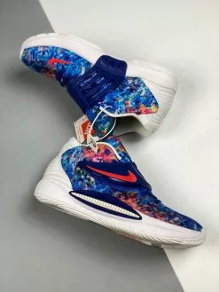 Nike KD 14 Deep Royal Blue/Pale Coral-Coconut Milk For Sale -Cheap Jordan Shop Nike KD 14 Deep Royal Blue Pale Coral Coconut Milk For Sale 3