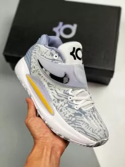 Nike KD 14 “Home” White/Black CW3935-100 For Sale