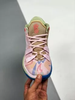 Nike Kyrie 7 “1 World 1 People” Pink Tan For Sale -Cheap Jordan Shop Nike Kyrie 7 1 World 1 People Pink Tan For Sale 5 1