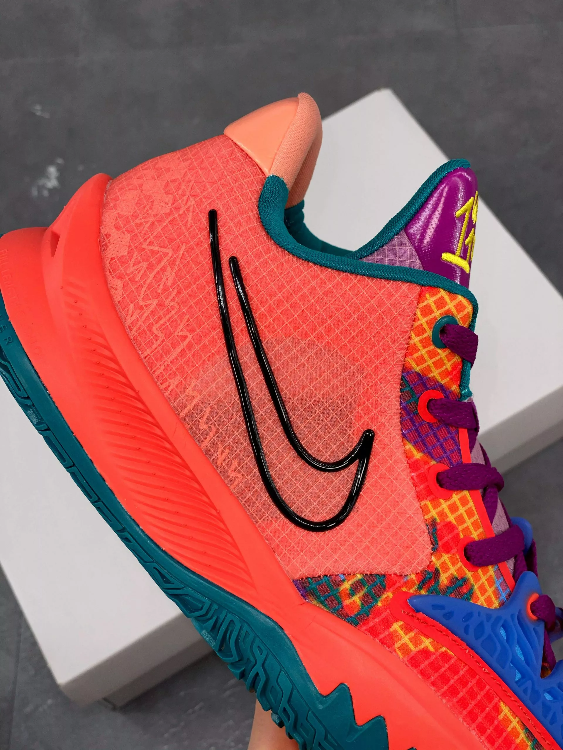 Nike Kyrie Low 4 “1 World 1 People” CW3985-600 For Sale 7 Nike Kyrie Low 4 “1 World 1 People” CW3985-600 For Sale - Image 5