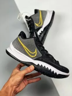 Cheap Jordan Shop -Cheap Jordan Shop Nike Kyrie Low 4 Black Yellow CZ0105 001 For Sale 1 2