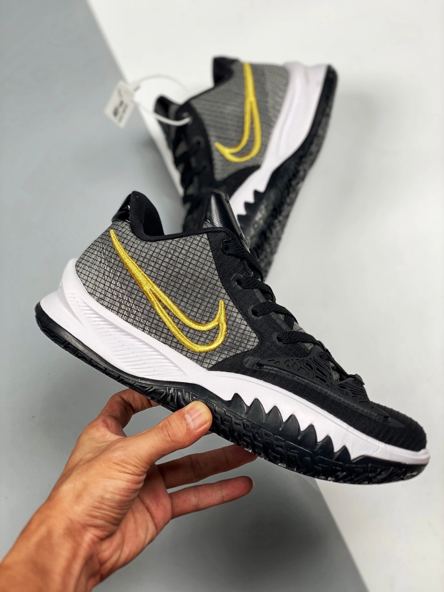 Nike Kyrie Low 4 Black Yellow CZ0105-001 For Sale 4 Nike Kyrie Low 4 Black Yellow CZ0105-001 For Sale - Image 2