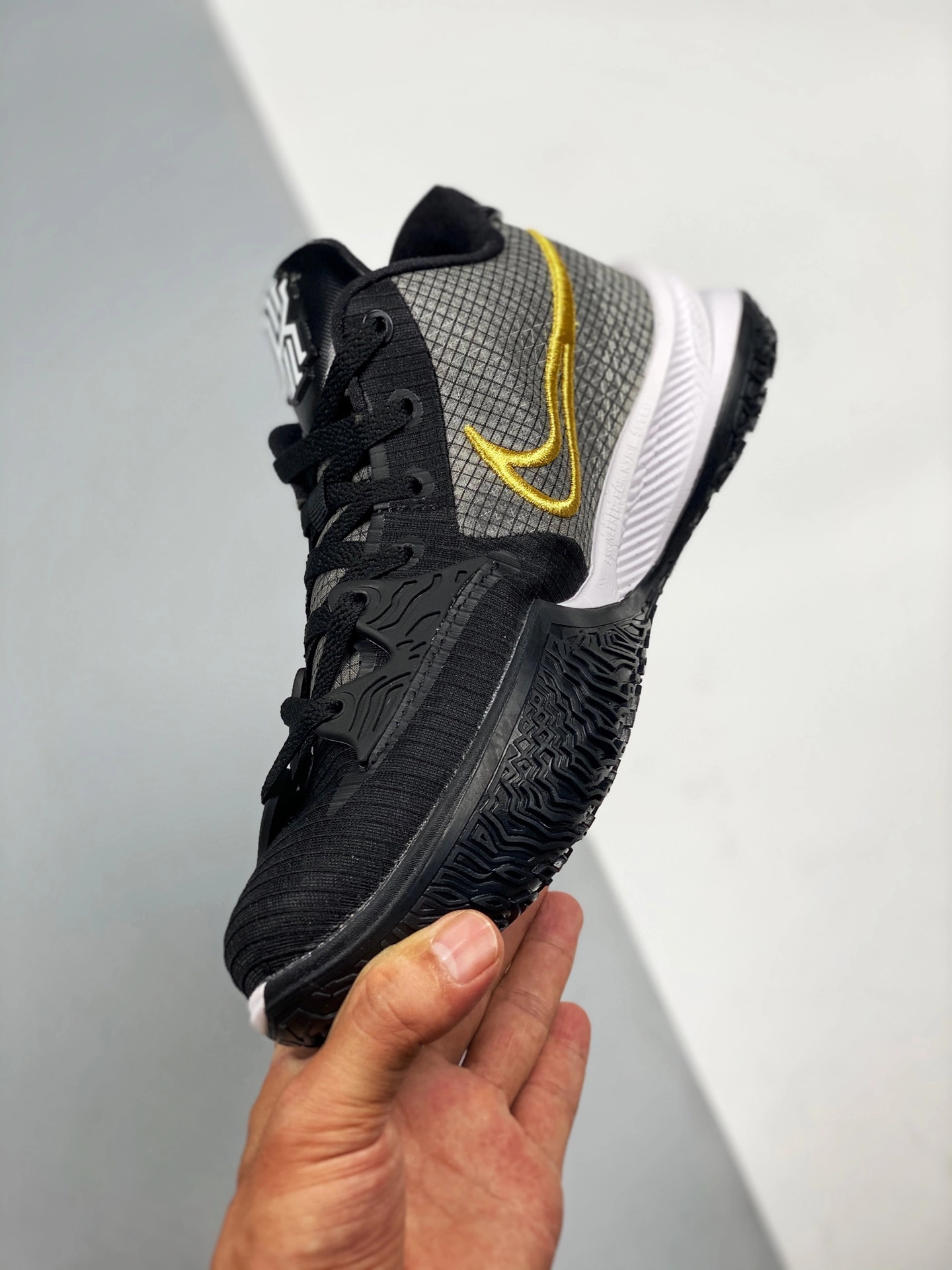 Nike Kyrie Low 4 Black Yellow CZ0105-001 For Sale 7 Nike Kyrie Low 4 Black Yellow CZ0105-001 For Sale - Image 5