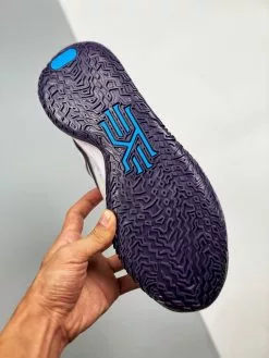 Nike Kyrie Low 4 White/Laser Blue-Dark Raisin For Sale -Cheap Jordan Shop Nike Kyrie Low 4 White Laser Blue Dark Raisin For Sale 6 1