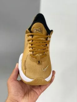 Nike PG 5 Beige/Gold For Sale -Cheap Jordan Shop Nike PG 5 Beige Gold For Sale 3