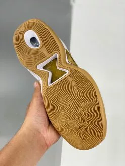 Nike PG 5 Beige/Gold For Sale -Cheap Jordan Shop Nike PG 5 Beige Gold For Sale 4