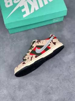 Nike SB Dunk Low “Freddy Krueger” Taupe/Chrome For Sale -Cheap Jordan Shop Nike SB Dunk Low Freddy Krueger Taupe Chrome For Sale 3