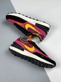 Nike React Element 55 Nike Waffle One Active Fuchsia/University Gold-Black For Sale -Cheap Jordan Shop Nike Waffle One Active Fuchsia University Gold Black For Sale 3