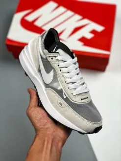 Nike React Element 55 Nike Waffle One Summit White Black DA7995-100 For Sale