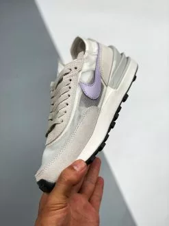 Nike React Element 55 Nike Waffle One White/Infinite Lilac-Light Bone For Sale -Cheap Jordan Shop Nike Waffle One White Infinite Lilac Light Bone For Sale 4