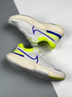 Nike React WR ISPA Nike ZoomX Invincible Run Flyknit White/Cyber/Grey Fog/Racer Blue For Sale -Cheap Jordan Shop Nike ZoomX Invincible Run Flyknit White Cyber Grey Fog Racer Blue 3