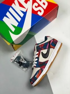 Parra X Nike SB Dunk Low Fire Pink/Gym Red-Mocha-White-Royal Blue-Black For Sale -Cheap Jordan Shop Parra x Nike SB Dunk Low Fire Pink Gym Red Mocha White Royal Blue Black For Sale 2