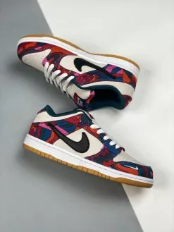 Parra X Nike SB Dunk Low Fire Pink/Gym Red-Mocha-White-Royal Blue-Black For Sale -Cheap Jordan Shop Parra x Nike SB Dunk Low Fire Pink Gym Red Mocha White Royal Blue Black For Sale 3