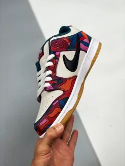 Parra X Nike SB Dunk Low Fire Pink/Gym Red-Mocha-White-Royal Blue-Black For Sale -Cheap Jordan Shop Parra x Nike SB Dunk Low Fire Pink Gym Red Mocha White Royal Blue Black For Sale 4