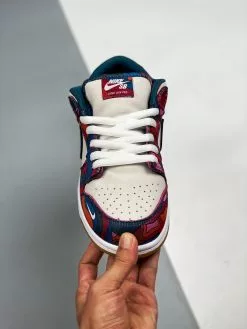 Parra X Nike SB Dunk Low Fire Pink/Gym Red-Mocha-White-Royal Blue-Black For Sale -Cheap Jordan Shop Parra x Nike SB Dunk Low Fire Pink Gym Red Mocha White Royal Blue Black For Sale 5