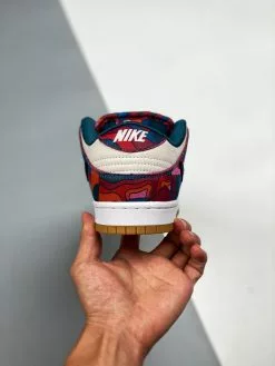 Parra X Nike SB Dunk Low Fire Pink/Gym Red-Mocha-White-Royal Blue-Black For Sale -Cheap Jordan Shop Parra x Nike SB Dunk Low Fire Pink Gym Red Mocha White Royal Blue Black For Sale 7