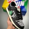 Quartersnacks X Nike SB Dunk Low “Zebra” Black/White DM3510-001 For Sale