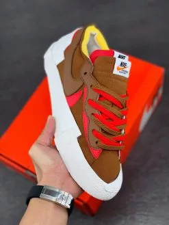Nike Huarache Sacai X Nike Blazer Low “Light British Tan” DD1877-200 For Sale