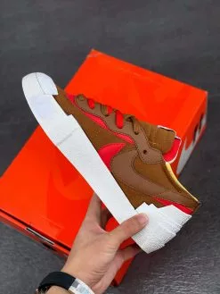 Nike Huarache Sacai X Nike Blazer Low “Light British Tan” DD1877-200 For Sale -Cheap Jordan Shop Sacai x Nike Blazer Low Light British Tan DD1877 200 For Sale 4