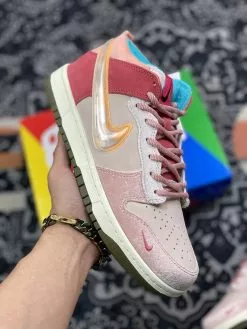 Nike SB Dunk Social Status X Nike Dunk Mid “Strawberry Milk” For Sale