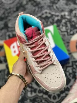 Nike SB Dunk Social Status X Nike Dunk Mid “Strawberry Milk” For Sale -Cheap Jordan Shop Social Status x Nike Dunk Mid Strawberry Milk For Sale 5