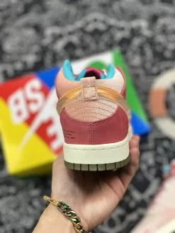 Nike SB Dunk Social Status X Nike Dunk Mid “Strawberry Milk” For Sale -Cheap Jordan Shop Social Status x Nike Dunk Mid Strawberry Milk For Sale 6