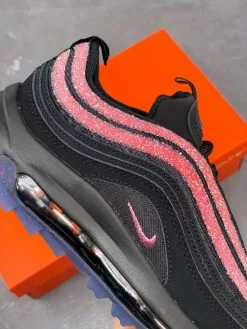 Swarovski X Nike Air Max 97 G NRG Black/Oracle Pink For Sale 14 Swarovski X Nike Air Max 97 G NRG Black/Oracle Pink For Sale -Cheap Jordan Shop Swarovski x Nike Air Max 97 G NRG Black Oracle Pink For Sale 4