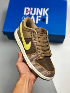 Nike SB Dunk Undefeated X Nike Dunk Low Canteen/Lemon Frost For Sale
