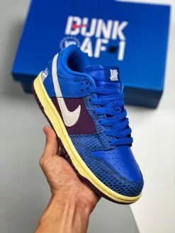 Nike SB Dunk Undefeated X Nike Dunk Low Royal/Purple-White For Sale