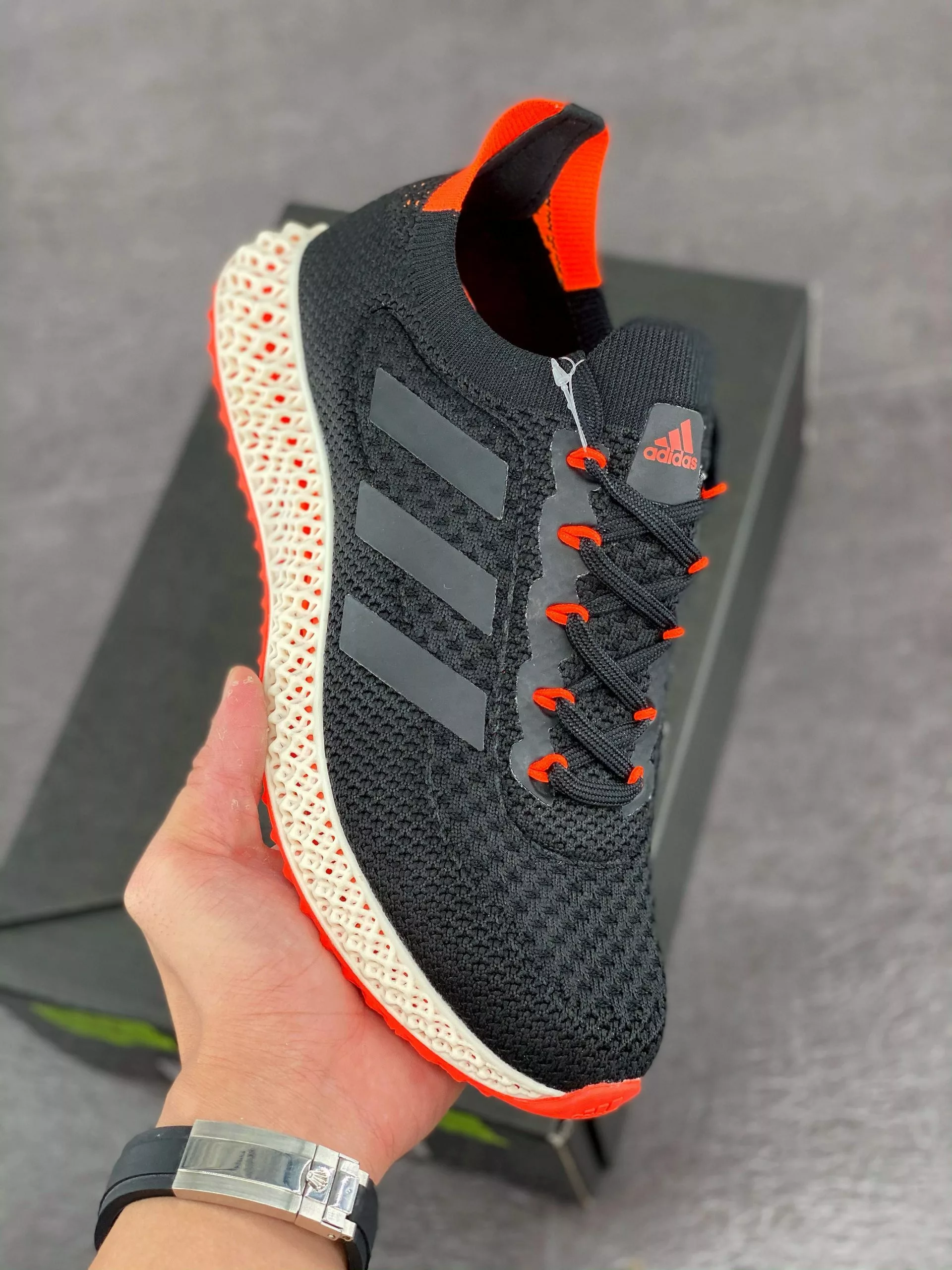 Adidas NMD Adidas 4DFWD Core Black/Core Black-Solar Red For Sale 2 Adidas NMD Adidas 4DFWD Core Black/Core Black-Solar Red For Sale